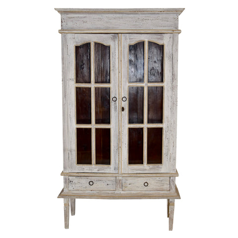 Painted Two Door Vitrine