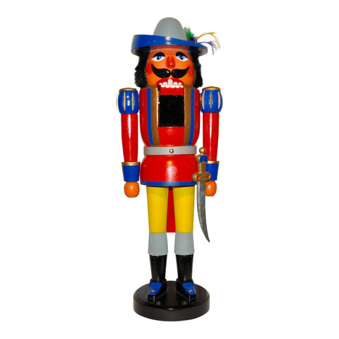 German Wooden Nutcracker Musketeer