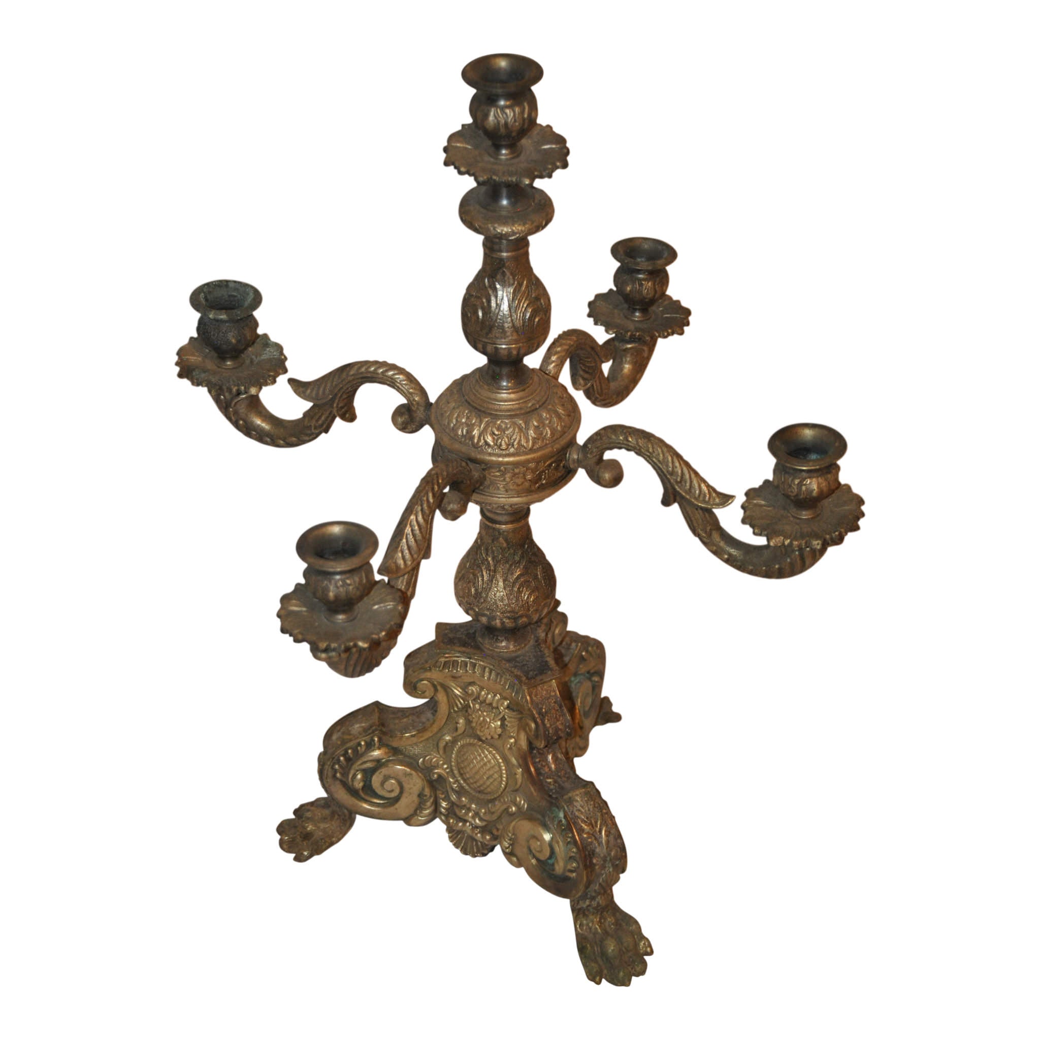 Bronze Rococo Candelabra
