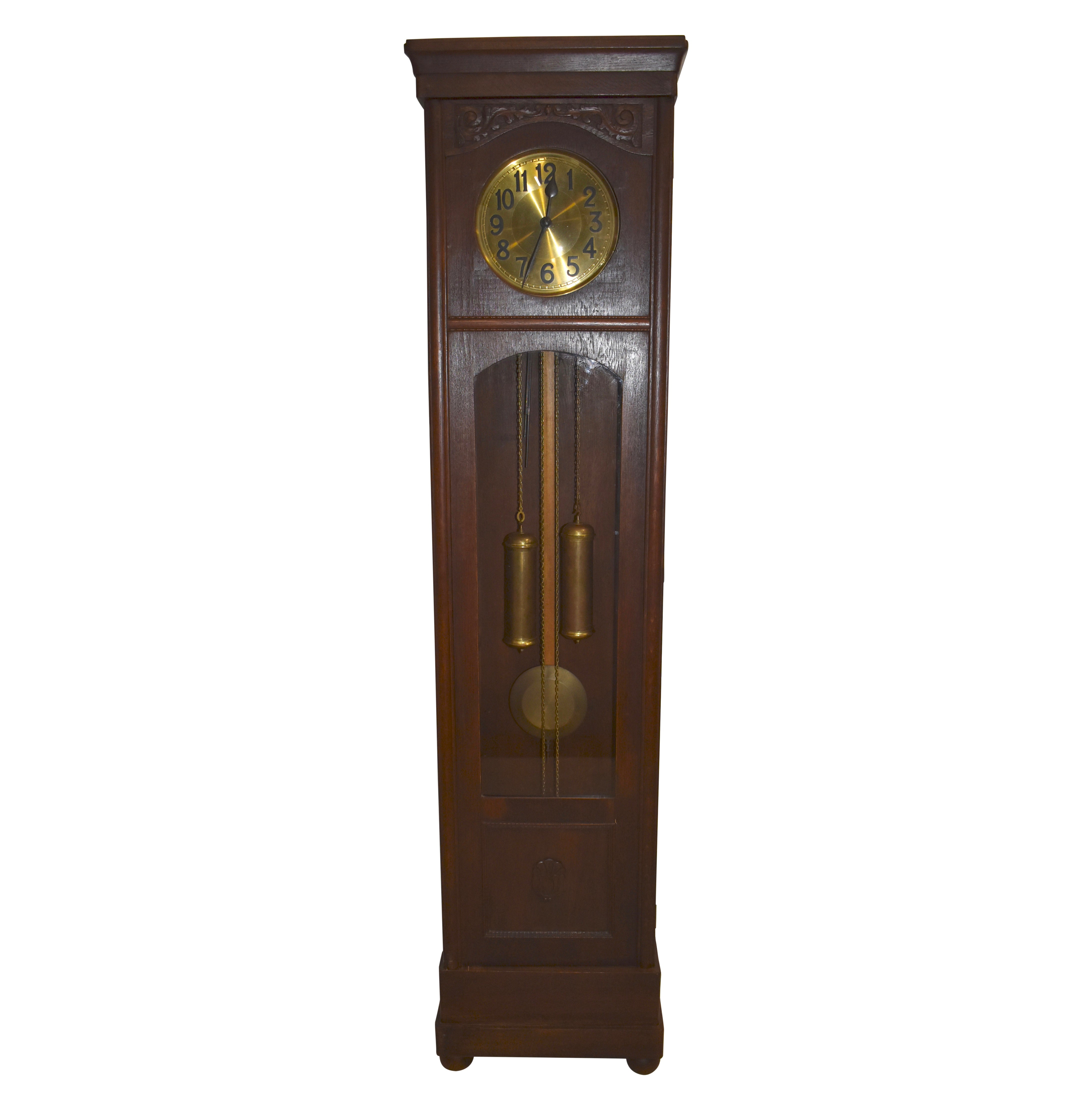 German Isgus Grandfather Clock