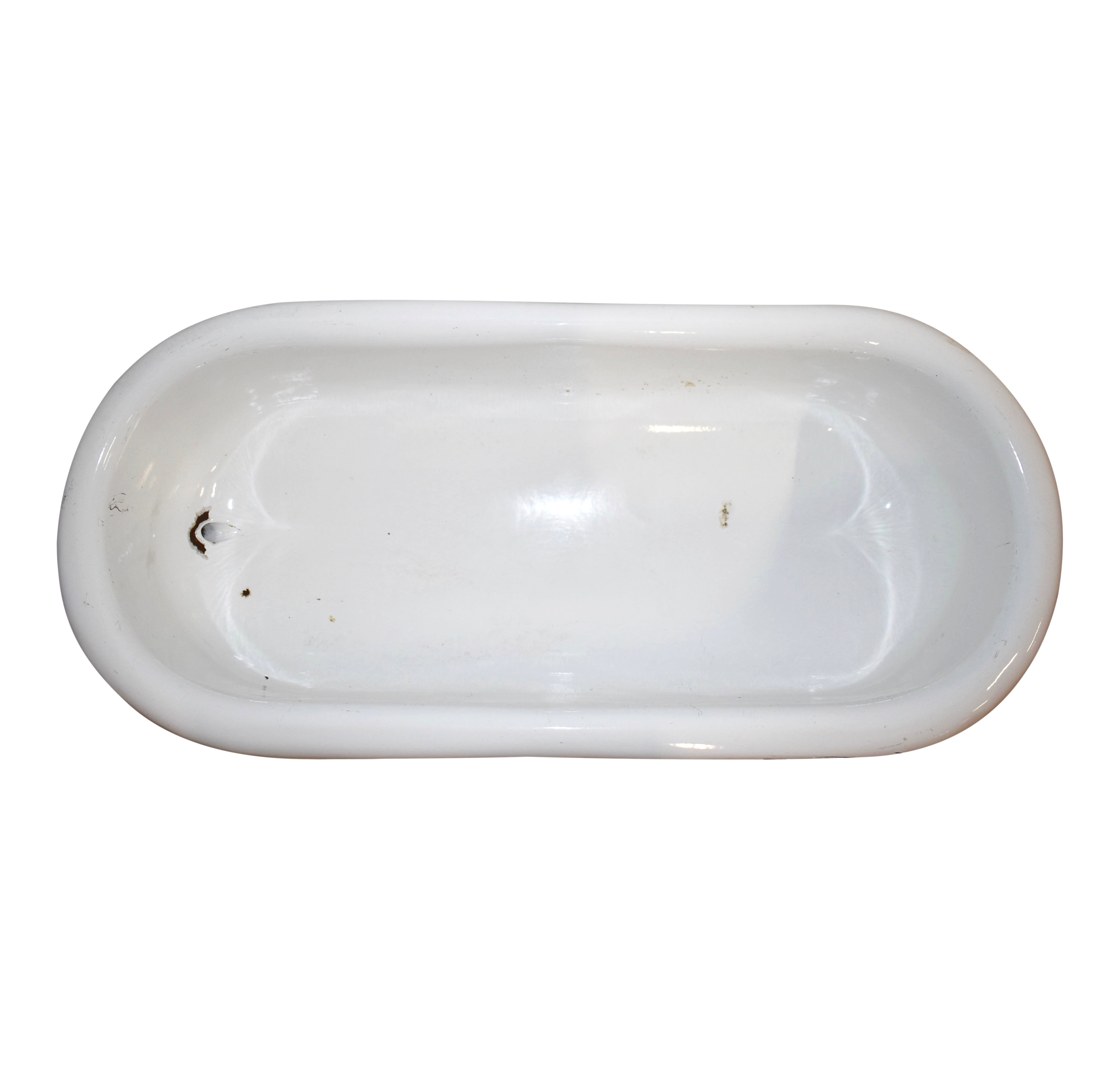 Hungarian Enamel Bathtub with Stand