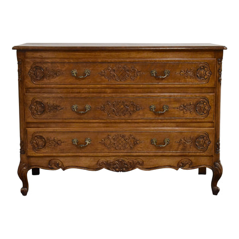 Oak Louis XV Chest of Drawers