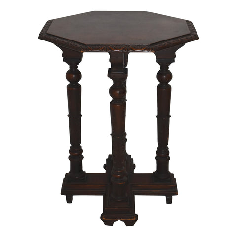 Oak Octagonal Side Table