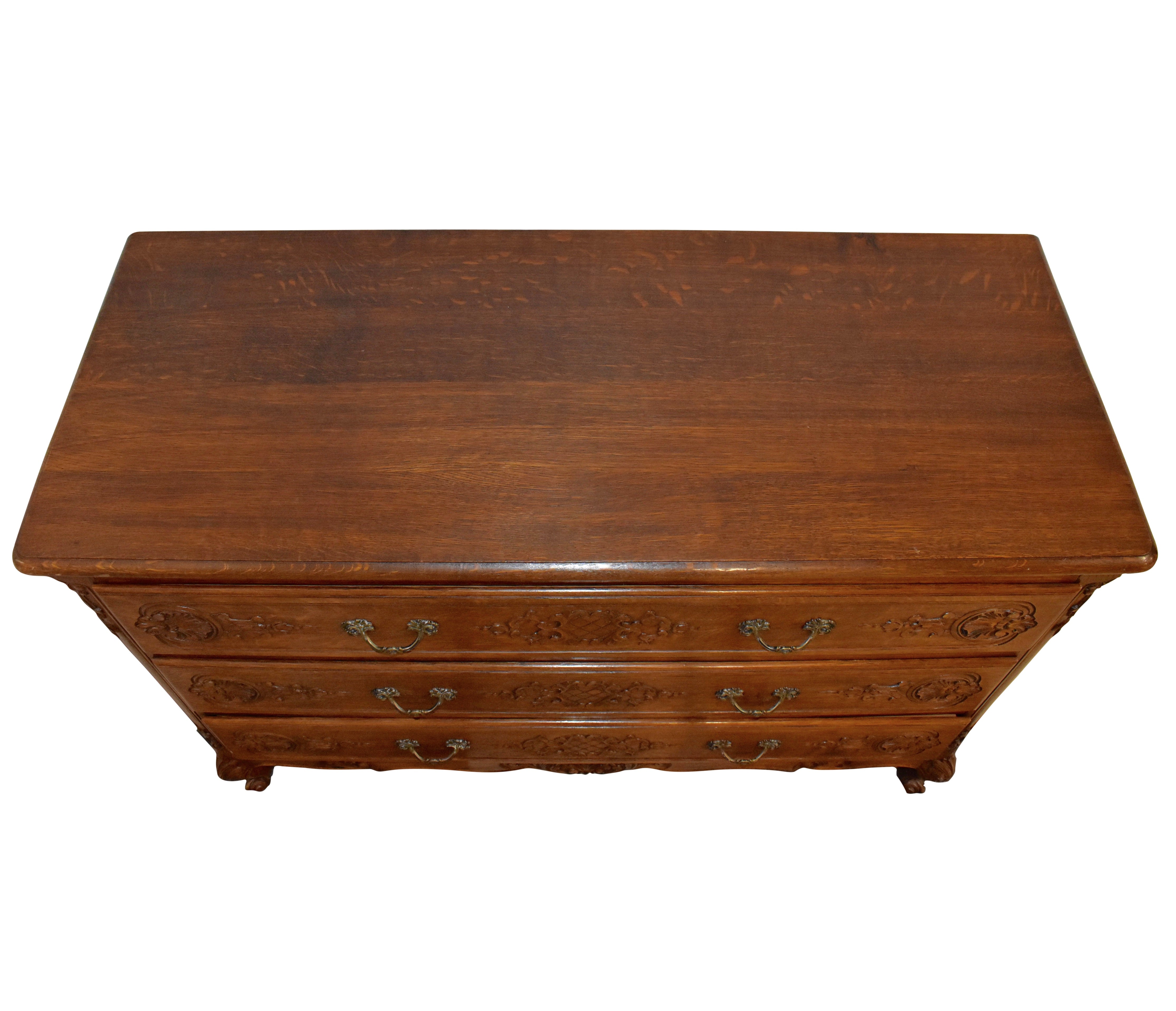 Oak Louis XV Chest of Drawers