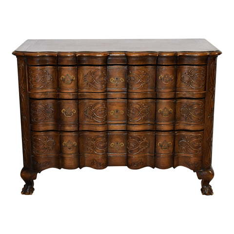 Burled Walnut Chest of Drawers