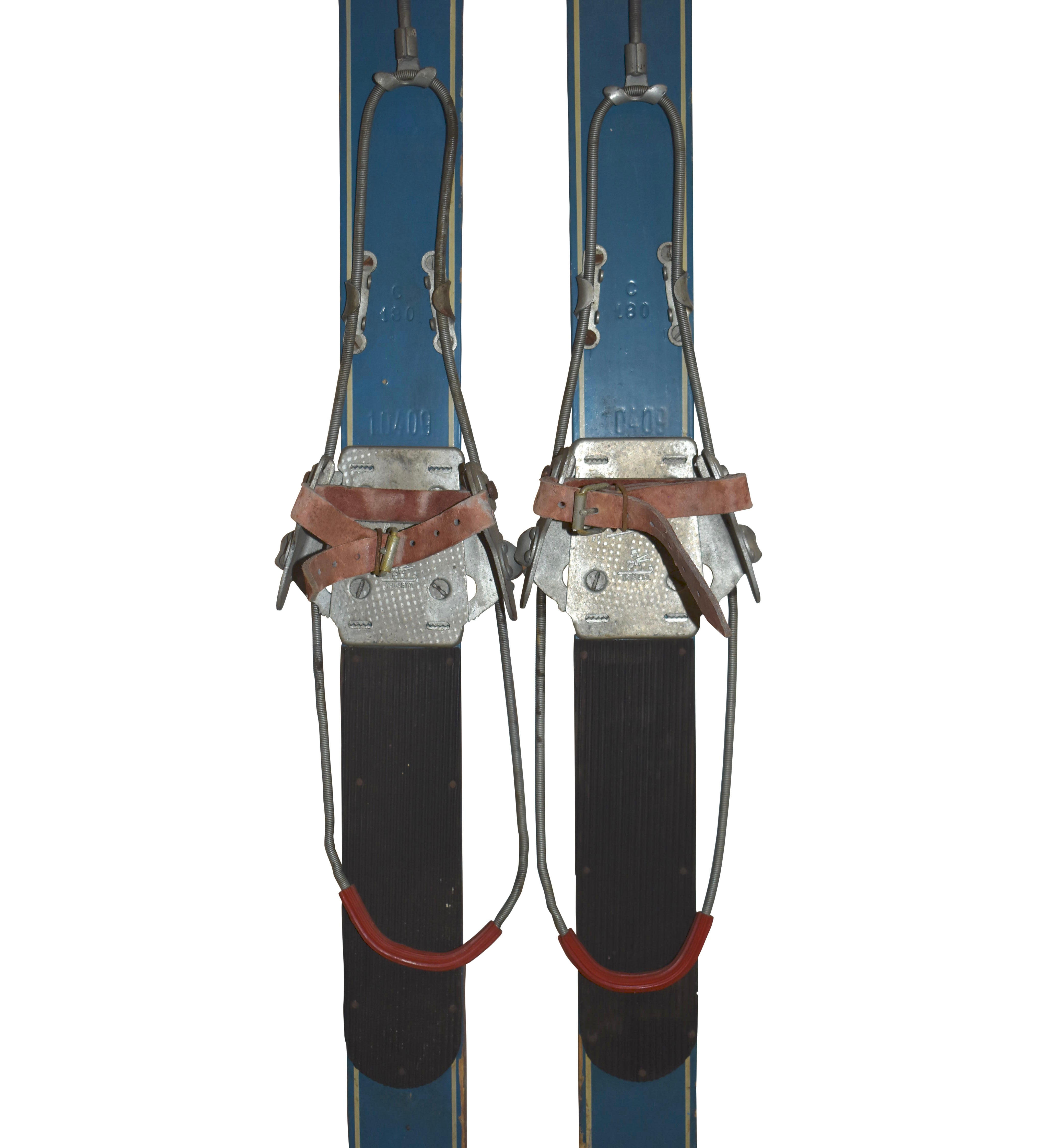 German Otto Skis with Trusetal Bindings