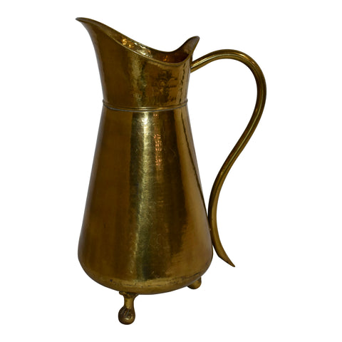 Hammered Brass Pitcher