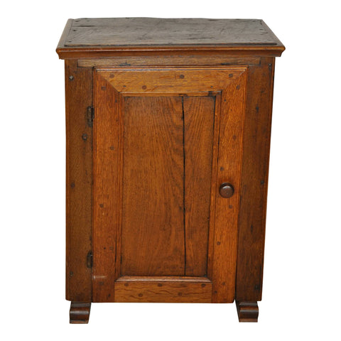 Small Rustic Oak Cabinet