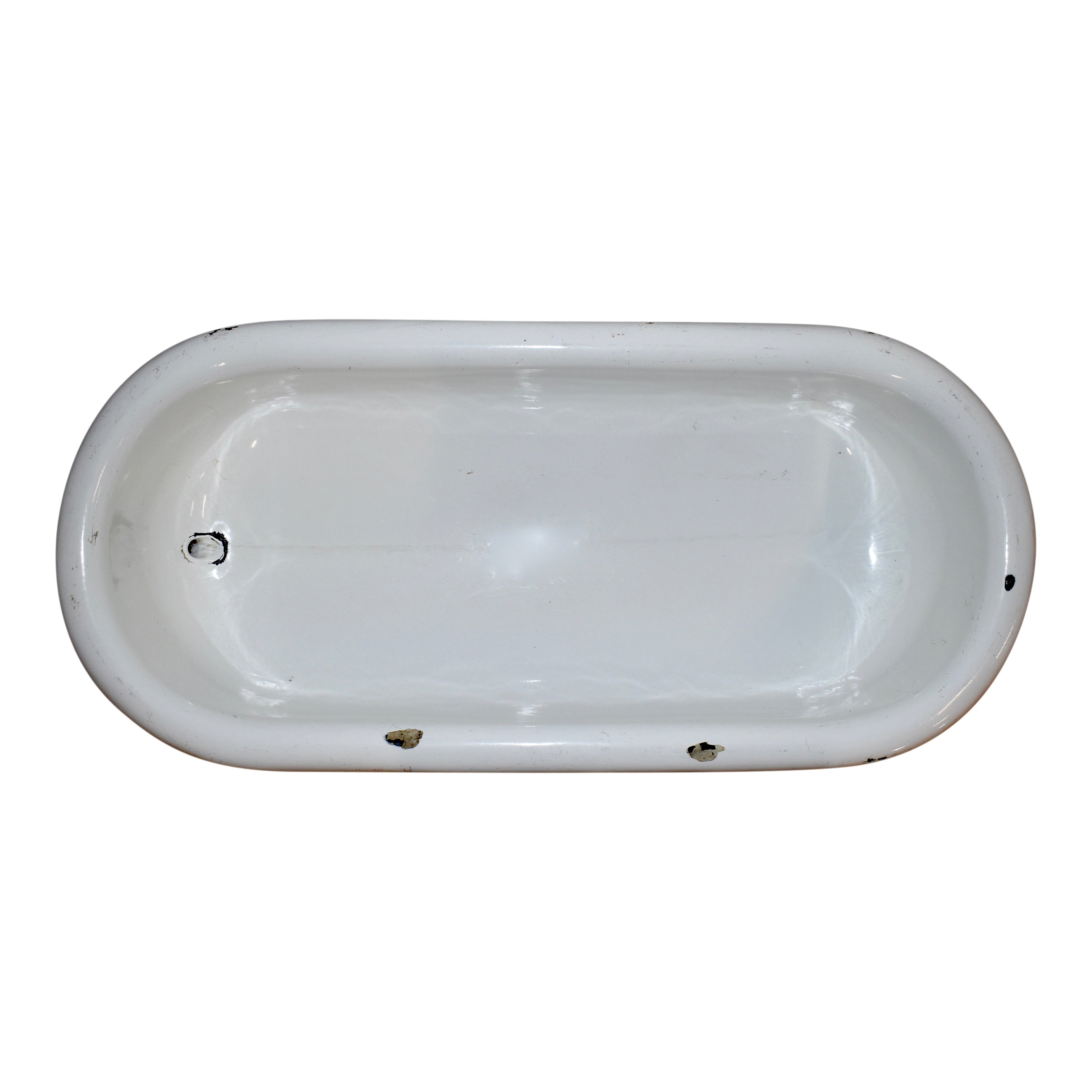 Hungarian Enamel Bathtub with Stand