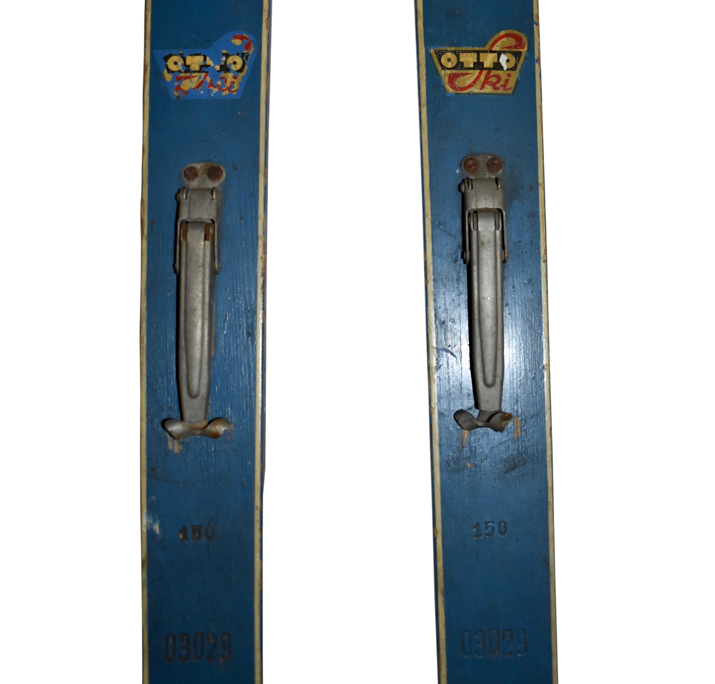 German Otto Skis with Trusetal Bindings