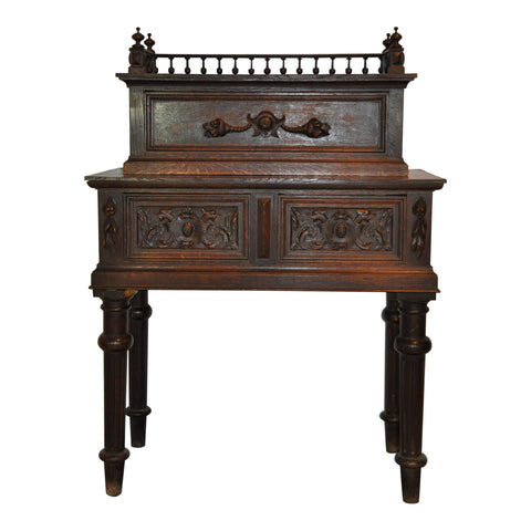 Oak Cabinet with Drawers