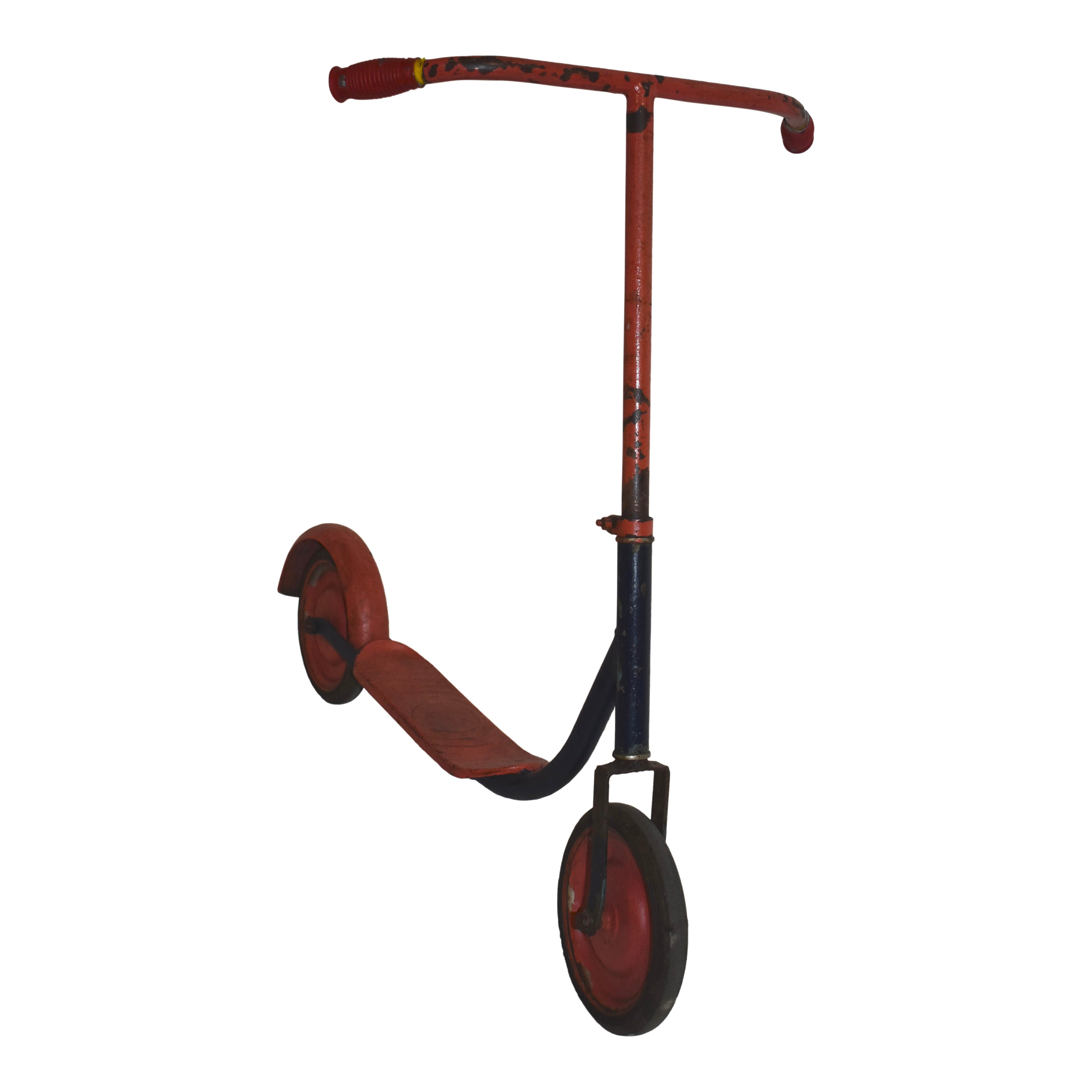 Child's Red Metal Scooter