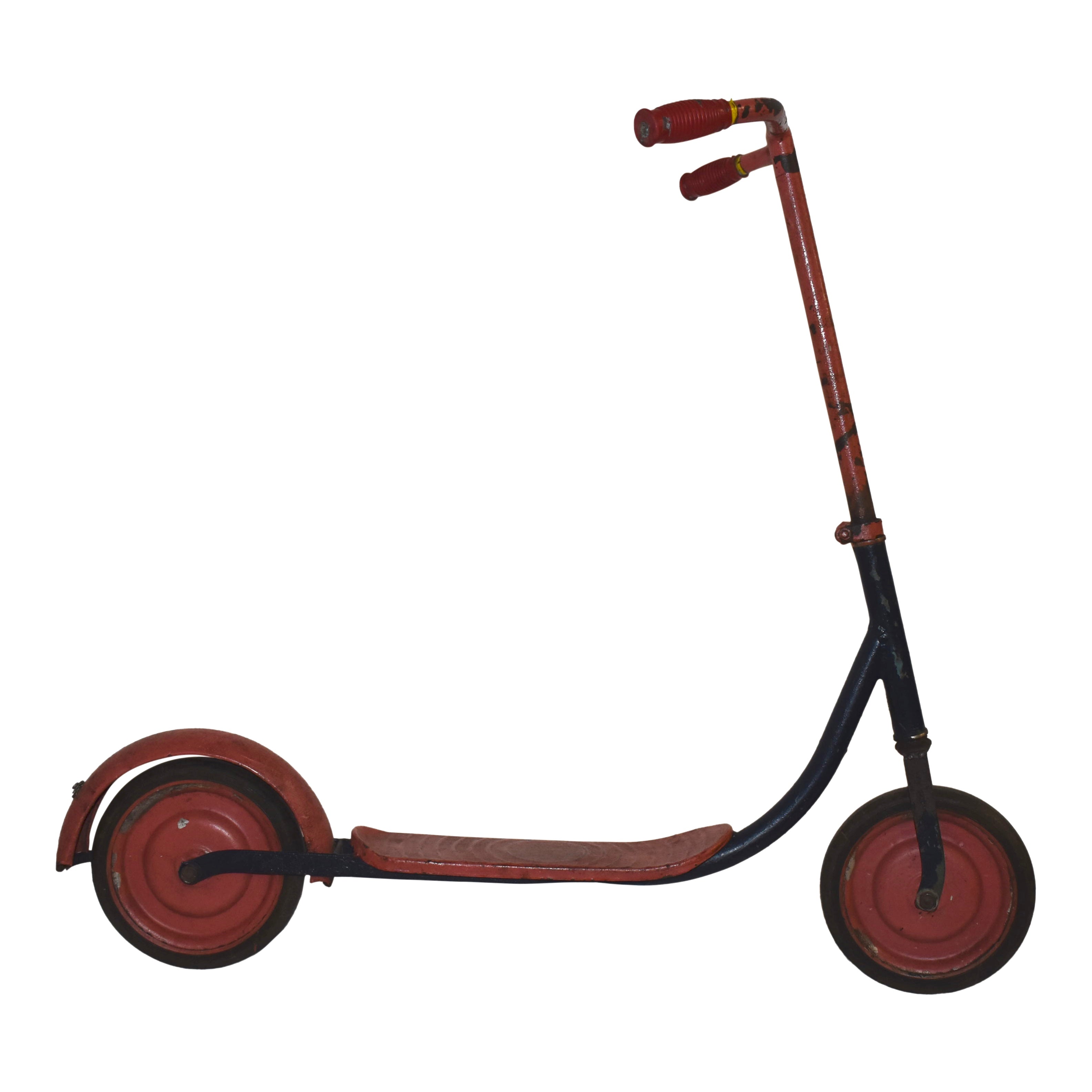 Child's Red Metal Scooter
