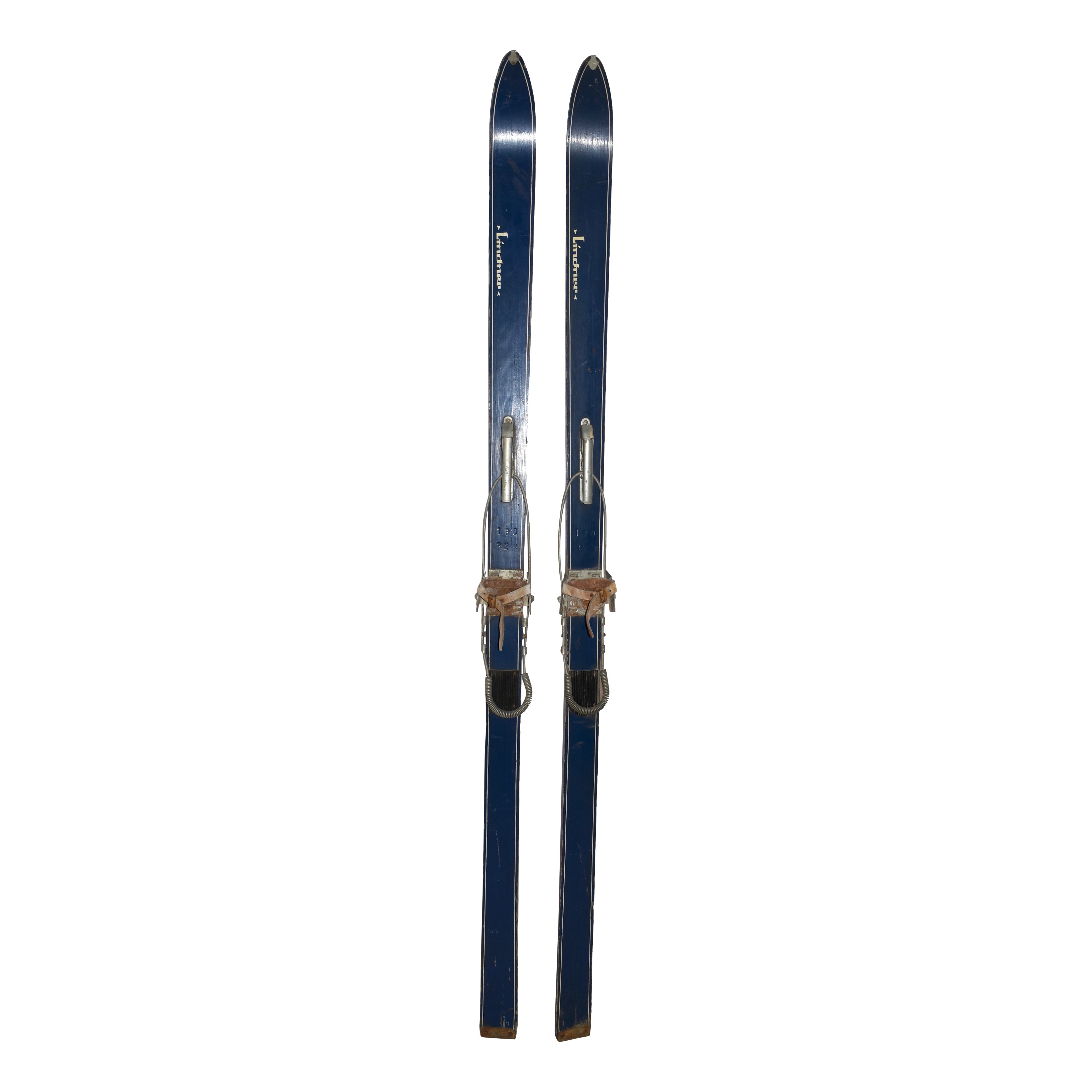 Blue German Skis with Mesta Bindings
