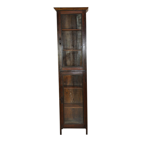 Narrow Vitrine with Two Doors