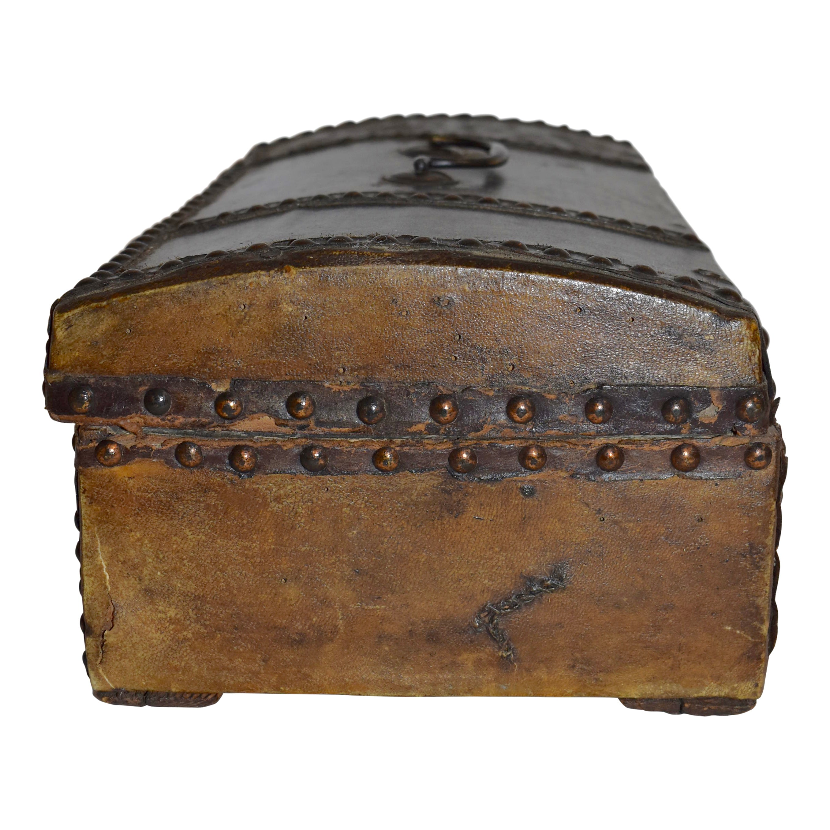 Small Leather Trunk