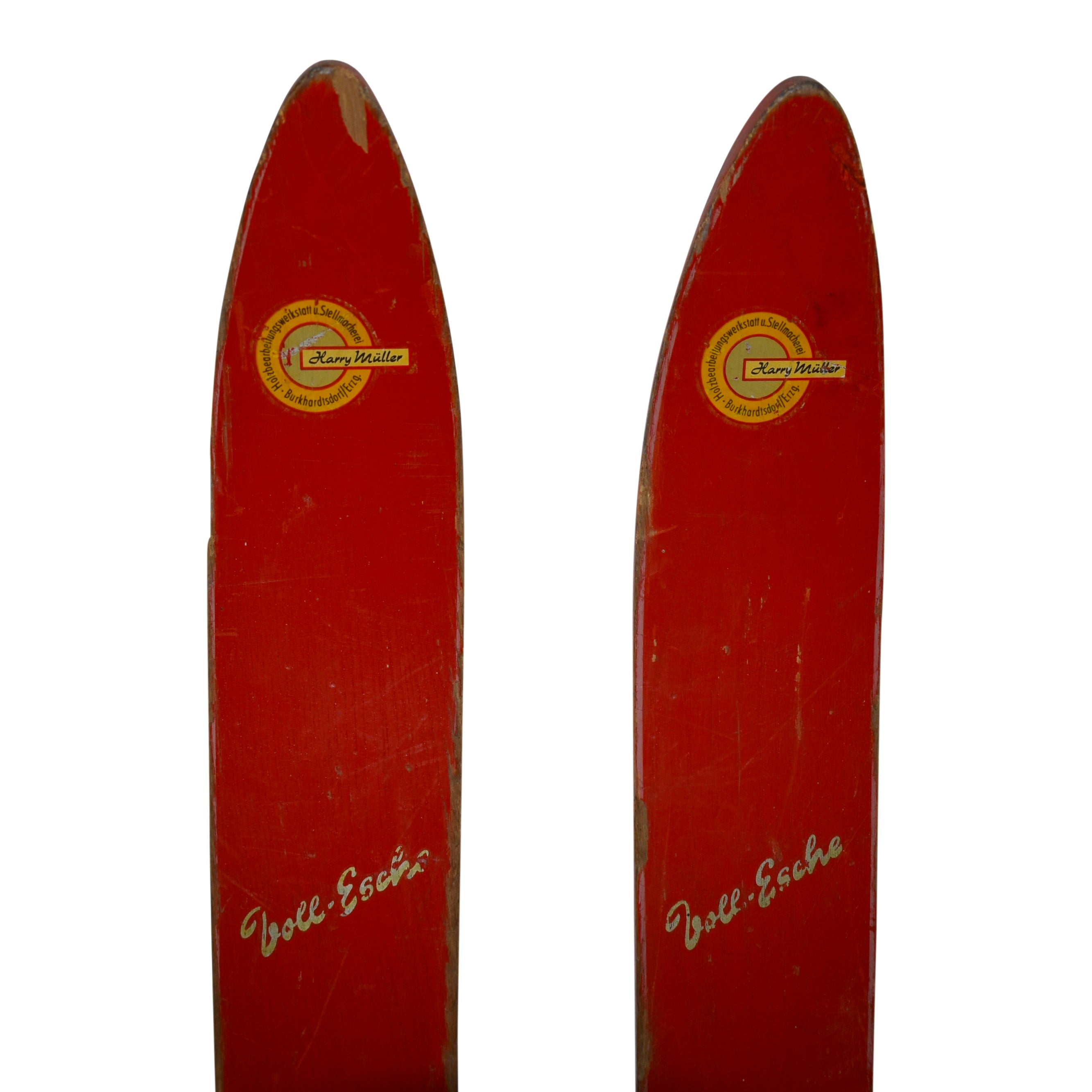 Red German Skis