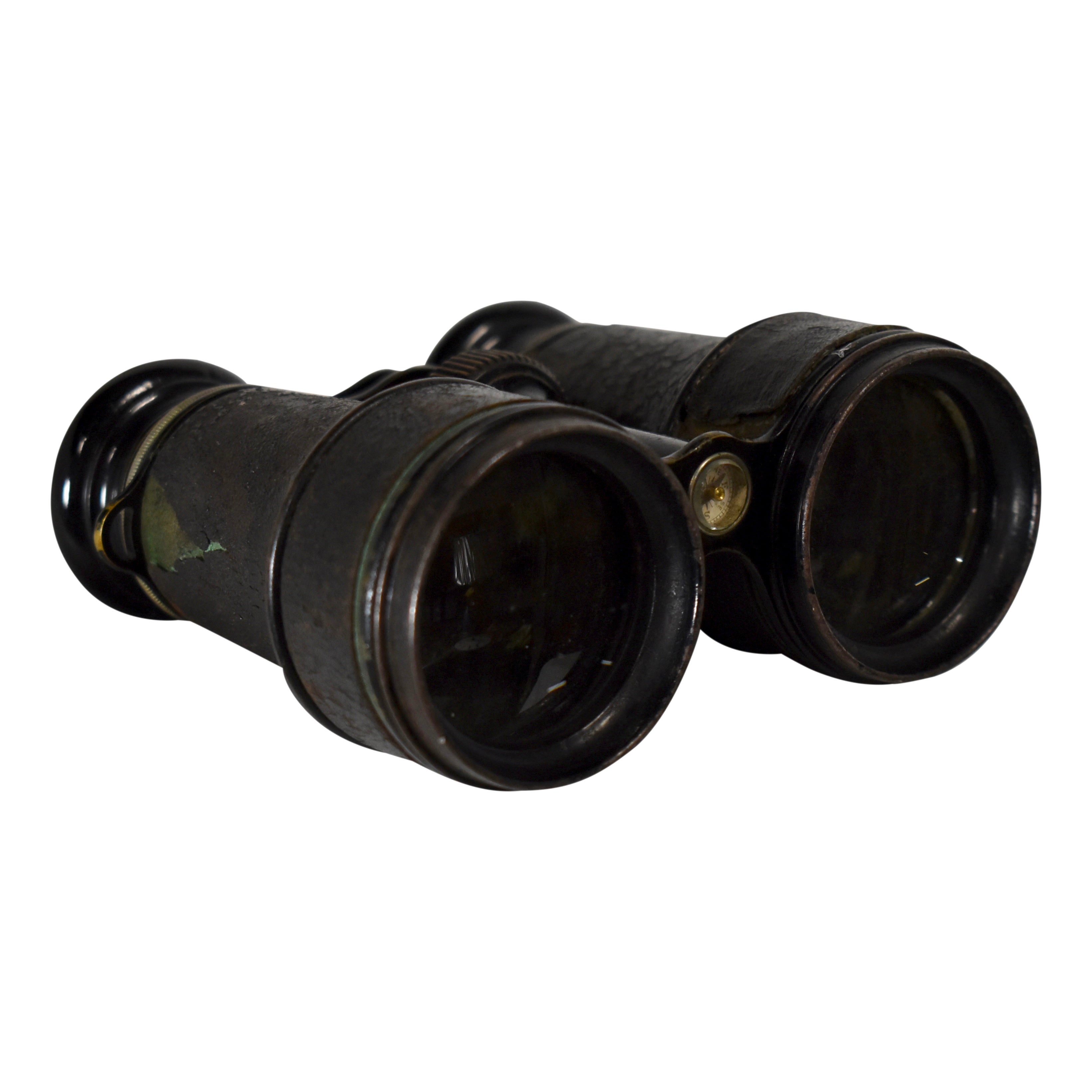 French Binoculars with Compass