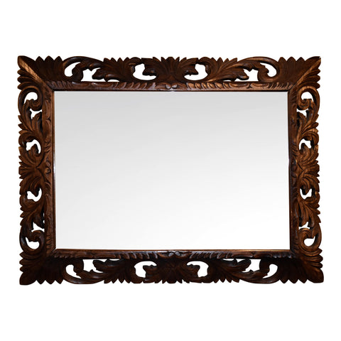 Carved Hunt Wall Mirror
