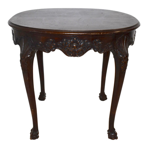 Chippendale Oval Side Table