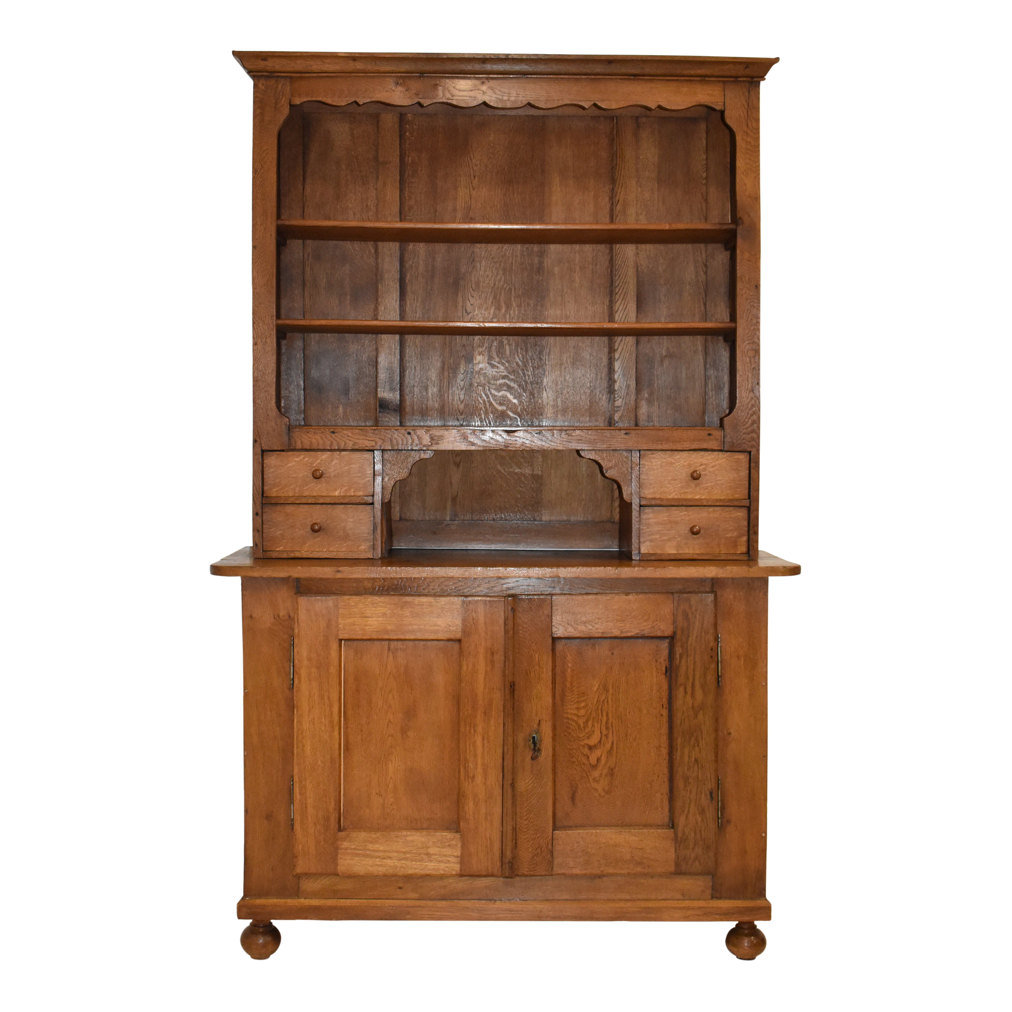 Oak Dispaly Cupboard Cabinet