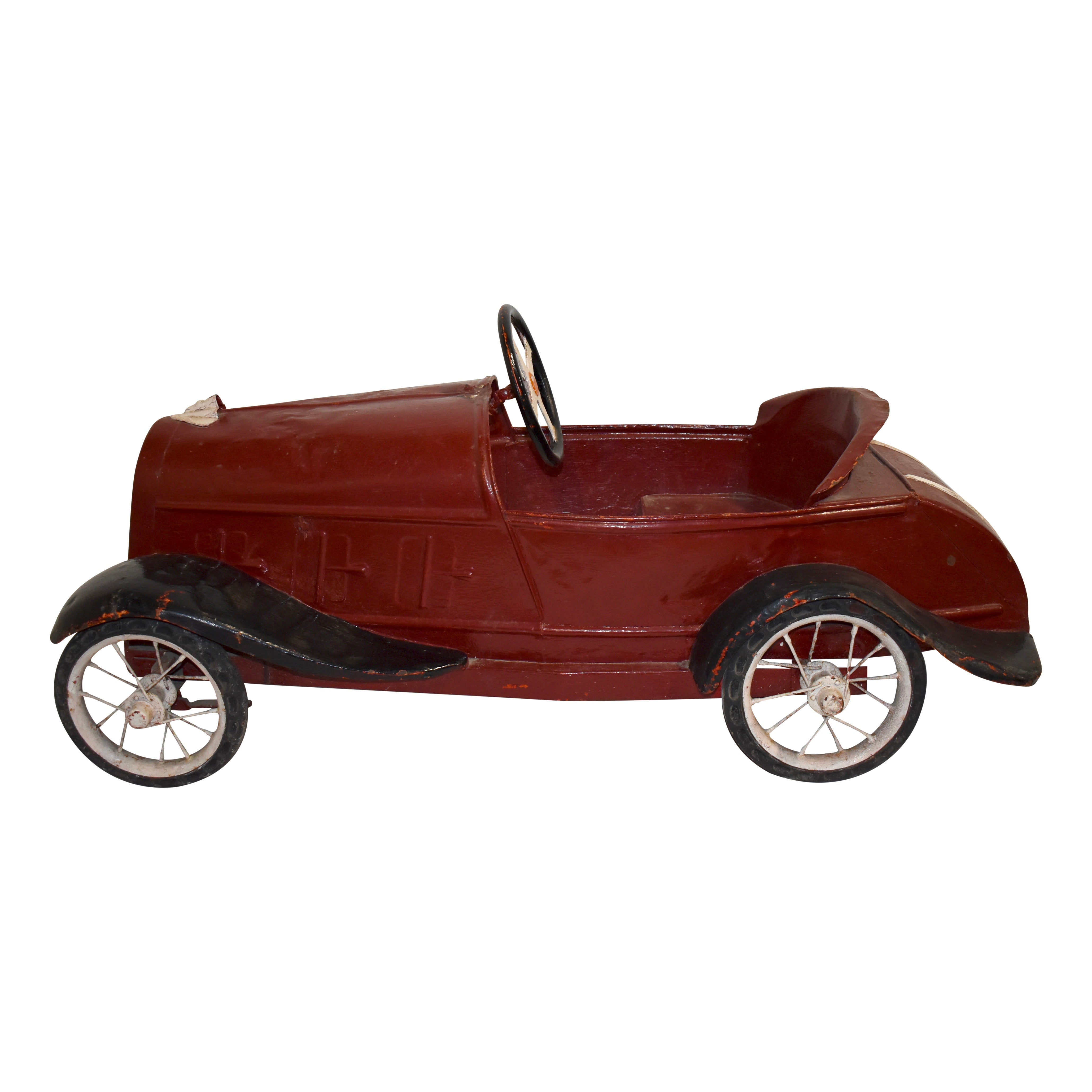 vintage pedal car Child's Metal Pedal Car
