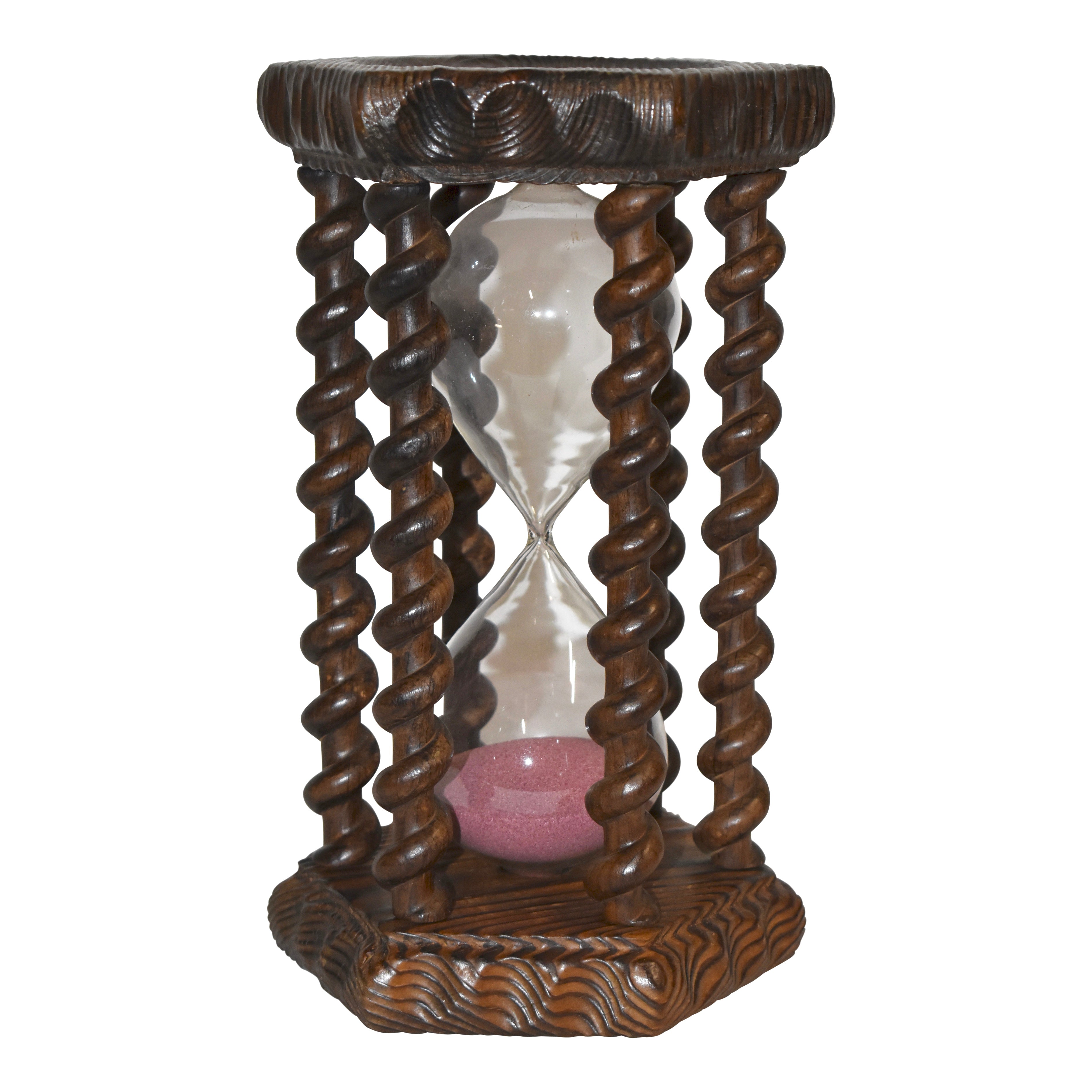 Hourglass with Pink Sand