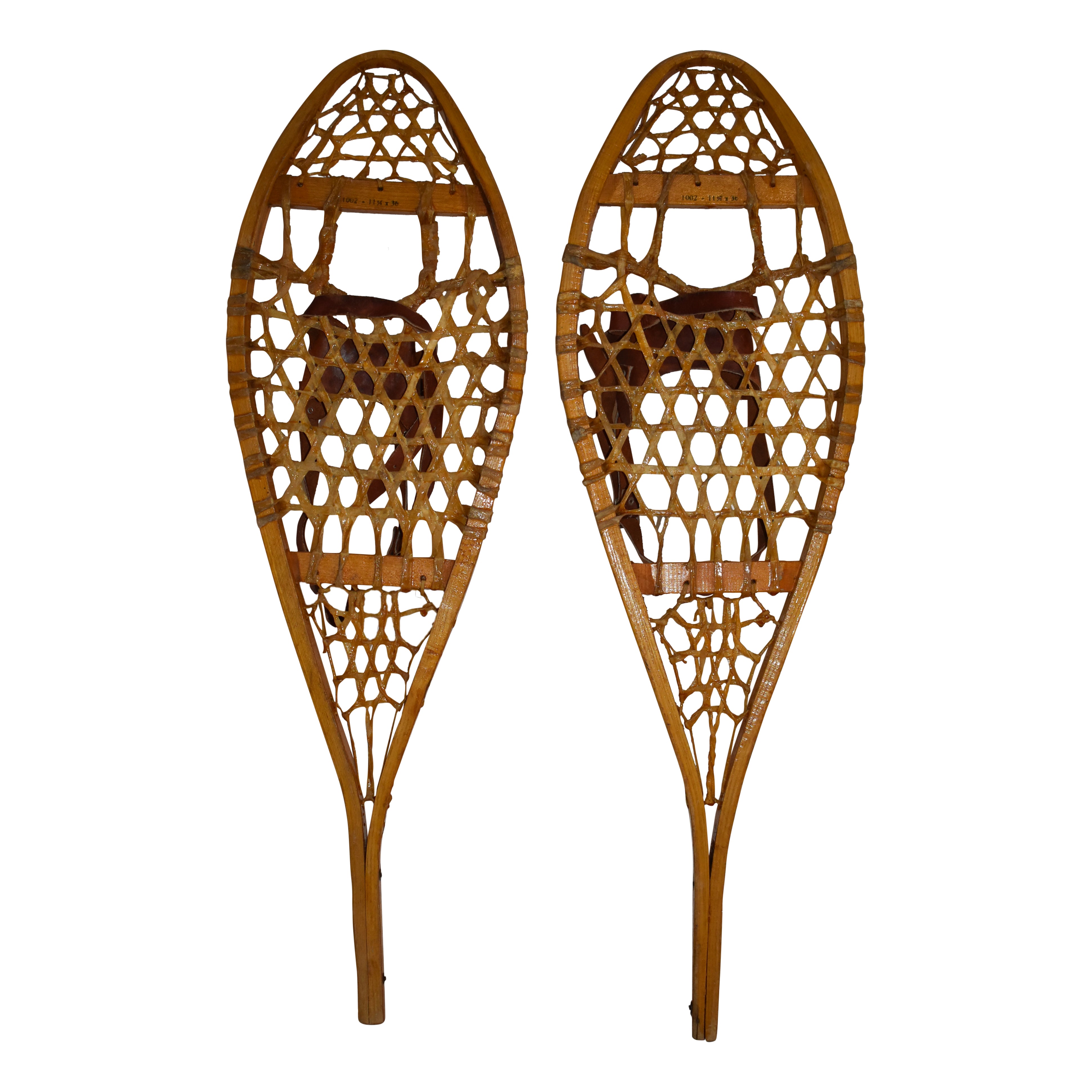 Canadian Huron Snowshoes by Bastien Brothers