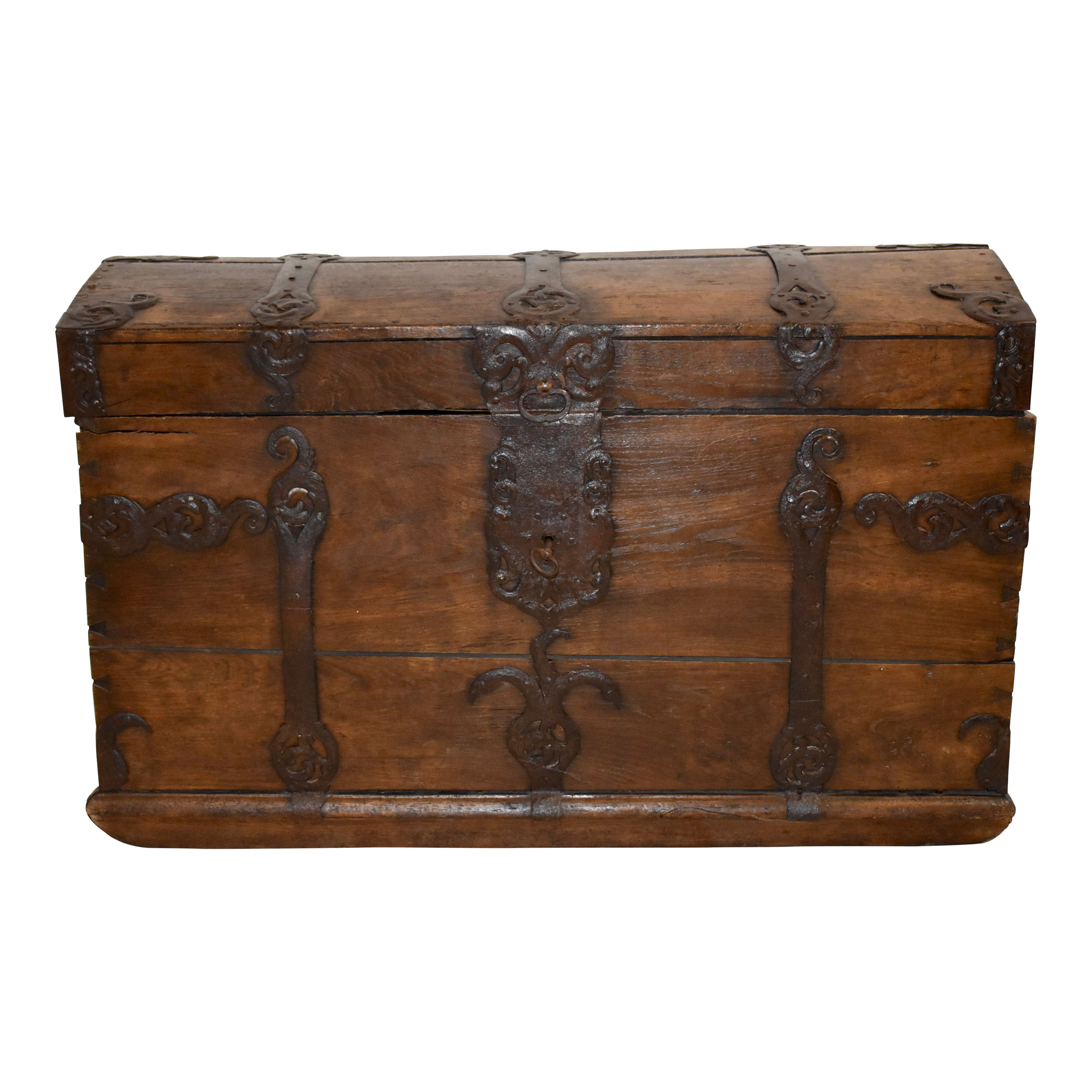Sea Chest with Iron Accents
