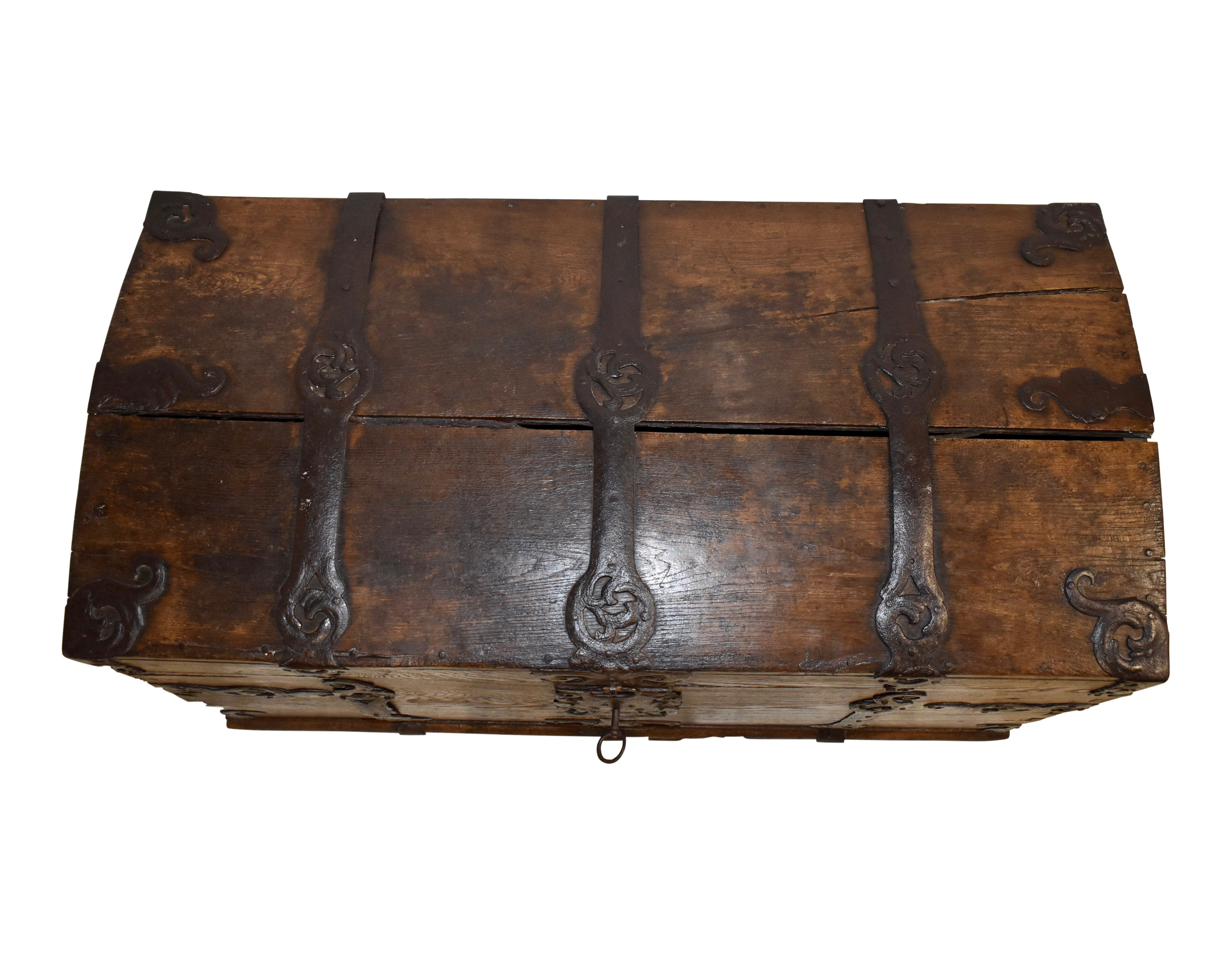 Sea Chest with Iron Accents
