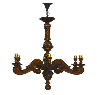 Louis XV Wooden Chandelier