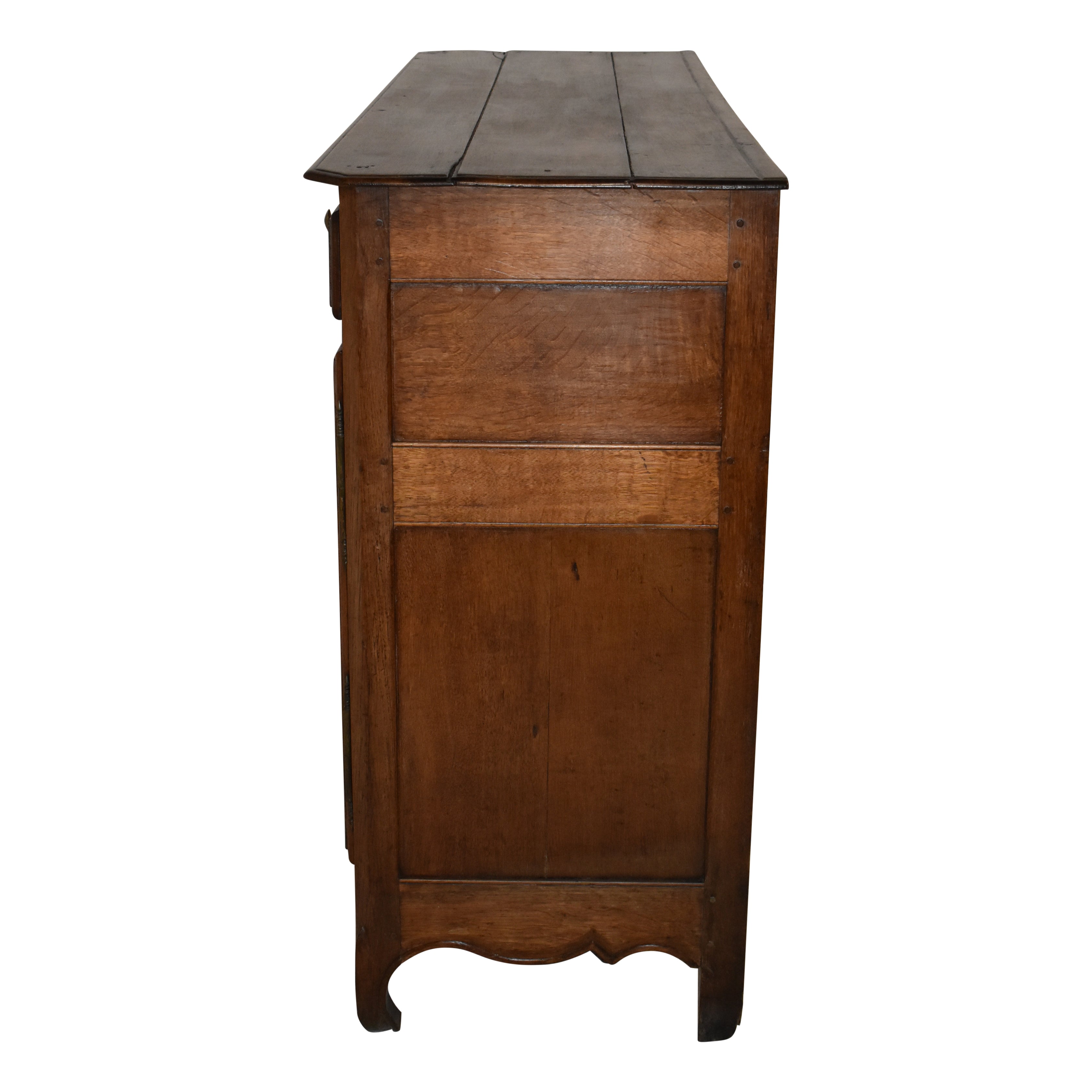 Rustic Oak Server - Ski Country Antiques & Home