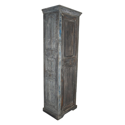 Blue One Door Cabinet