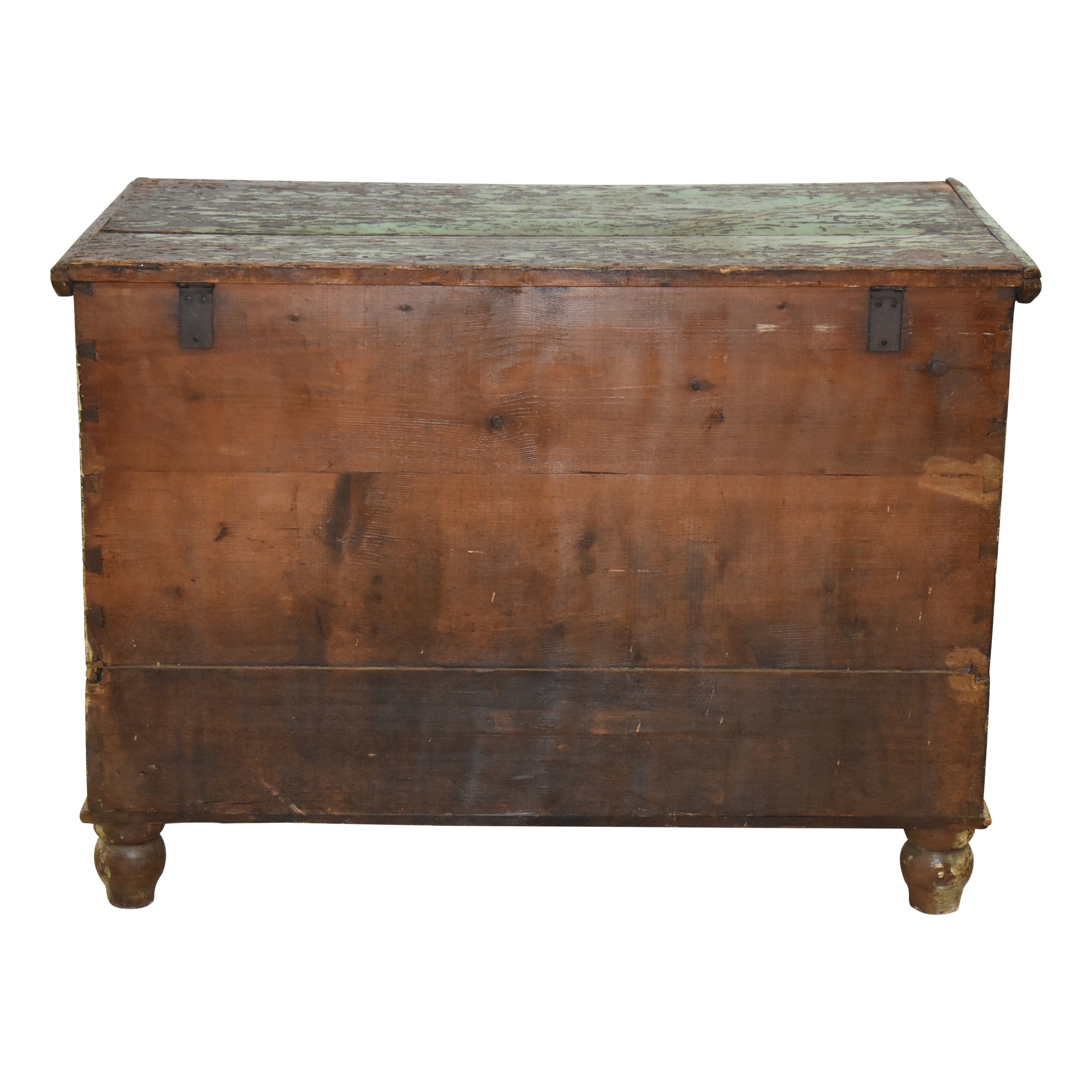Painted Hope Chest with Lower Drawer