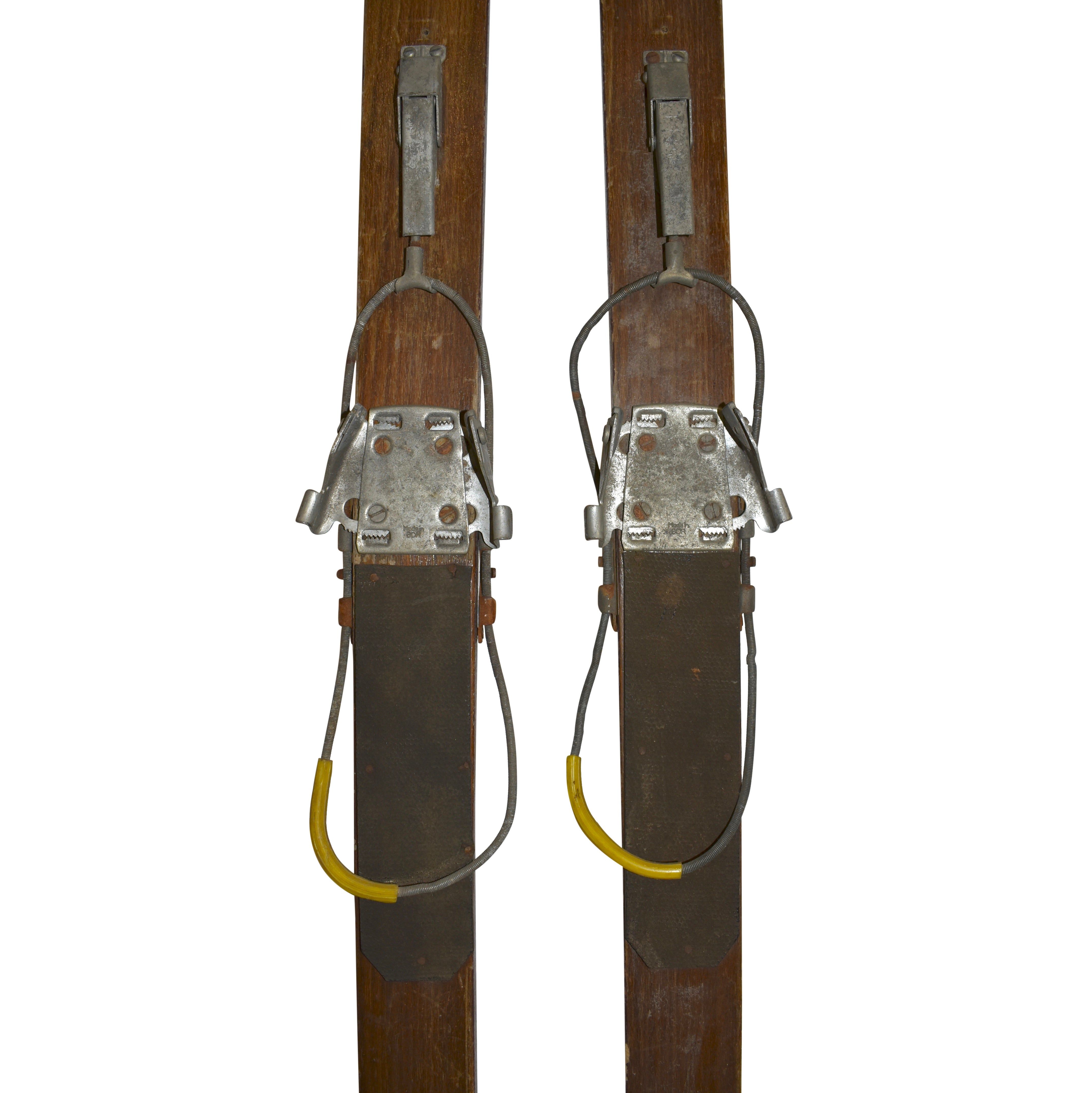 German Skis with Cable Bindings