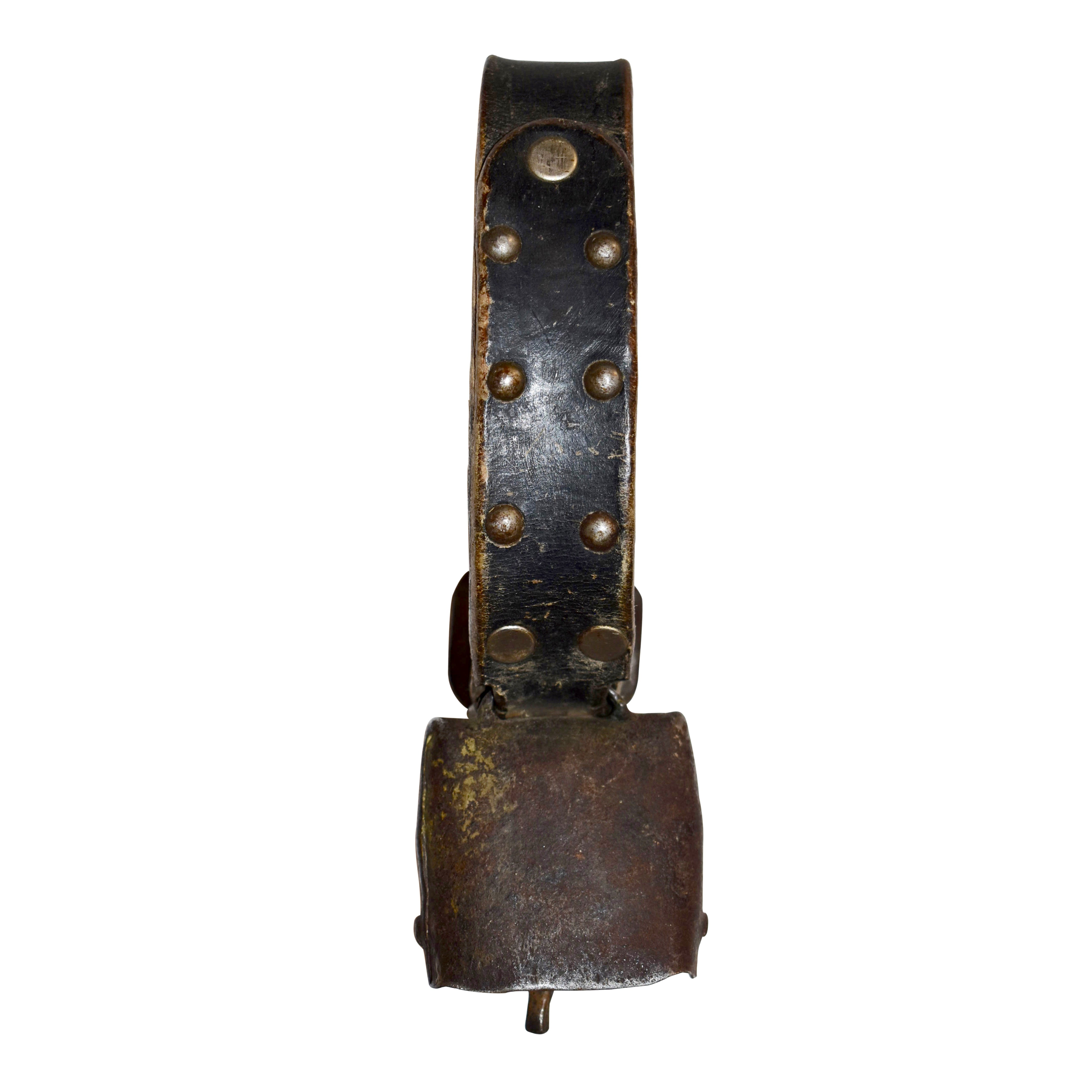 Swiss Goat Bell on Leather Collar