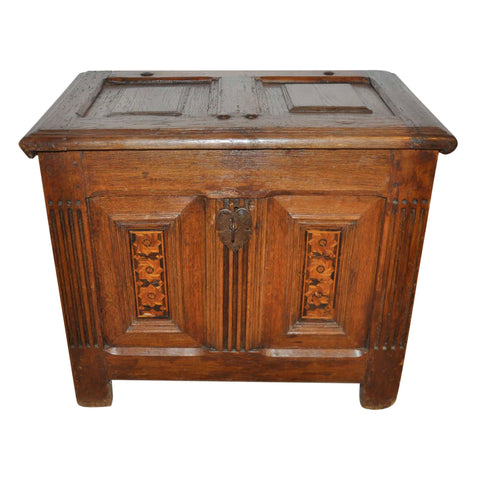 Oak Trunk with Inlay Panels