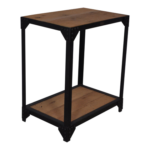 Industrial End Table