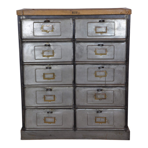 Industrial Postman's Console with Doors