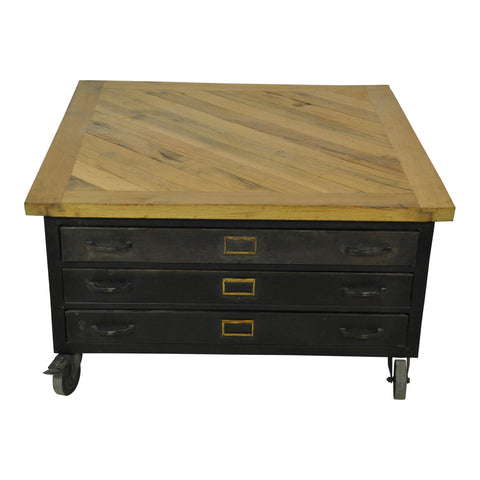 Square File Cabinet Coffee Table