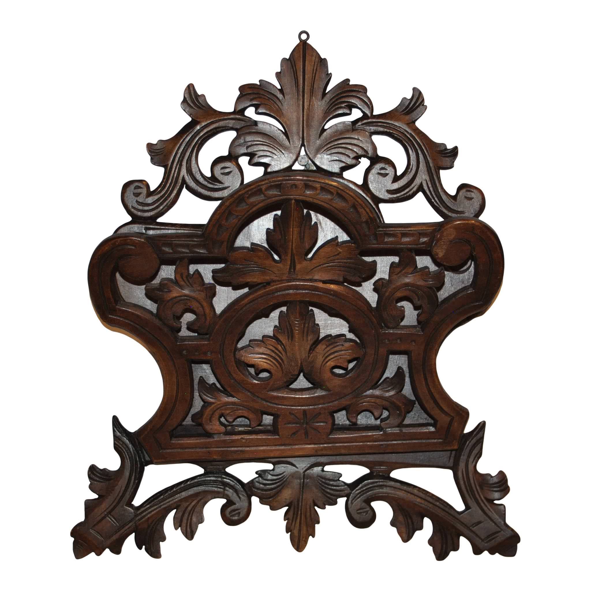Wall Mounted Carved Letter Holder