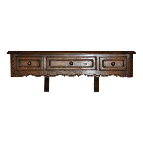 Wall Shelf with Drawers
