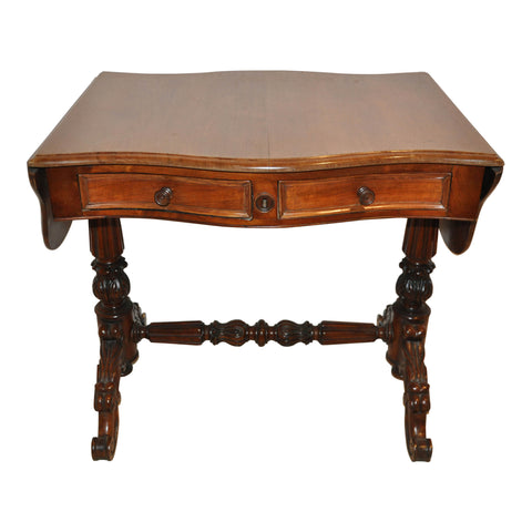 Mahogany Pembroke Table with Drop Leaf Sides