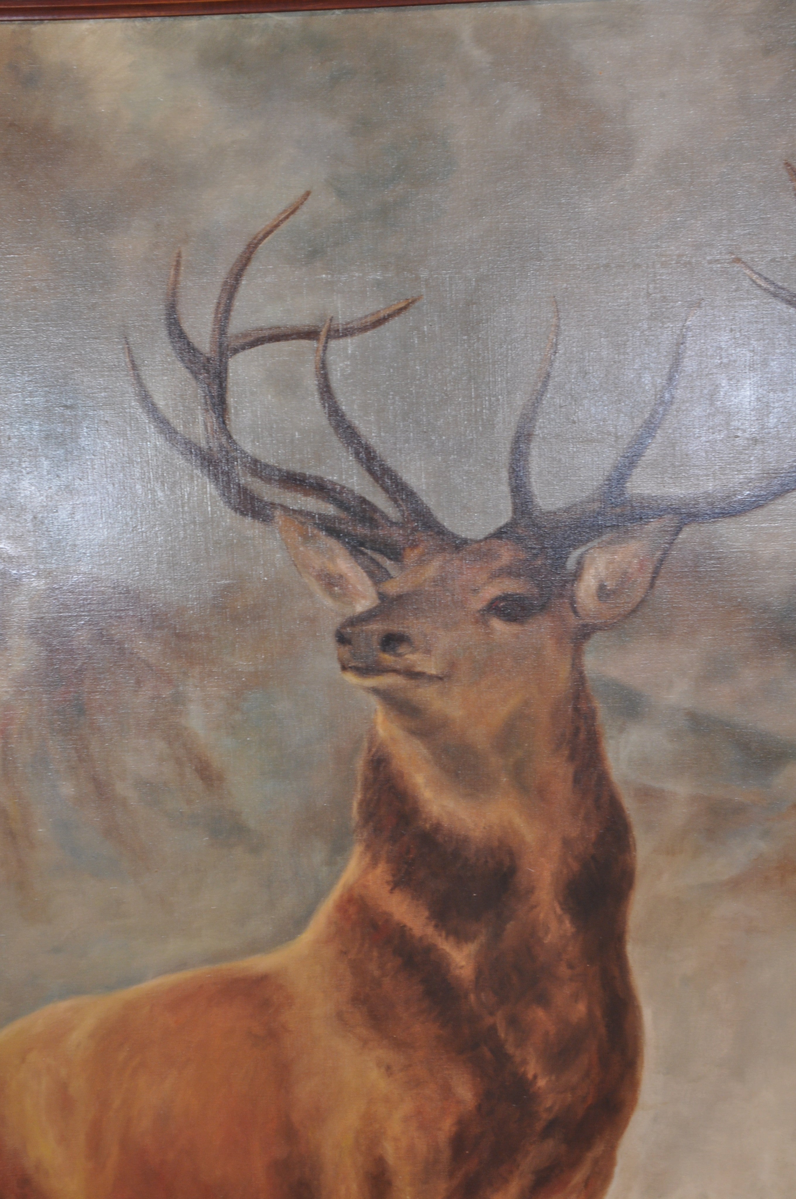 Stag Oil Painting