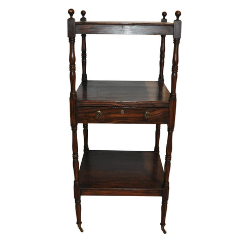 Pine Étagère with Drawer