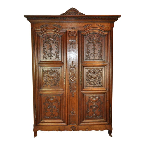 Two Door Louis XV Armoire