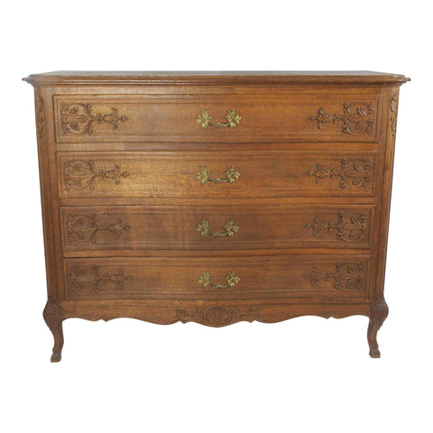 Four Drawer Belgian Oak Dresser