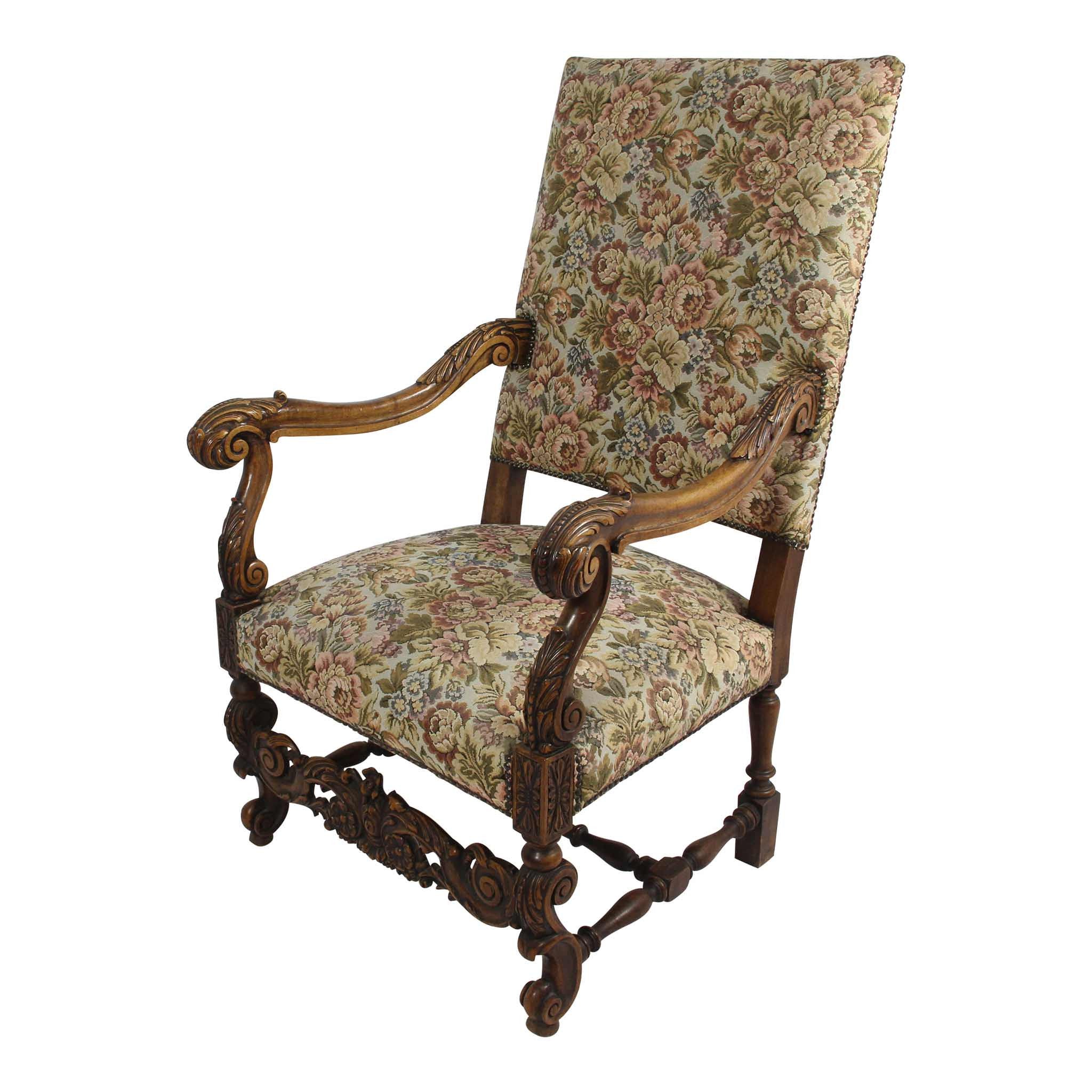 French Tapestry Chairs - Set of 2