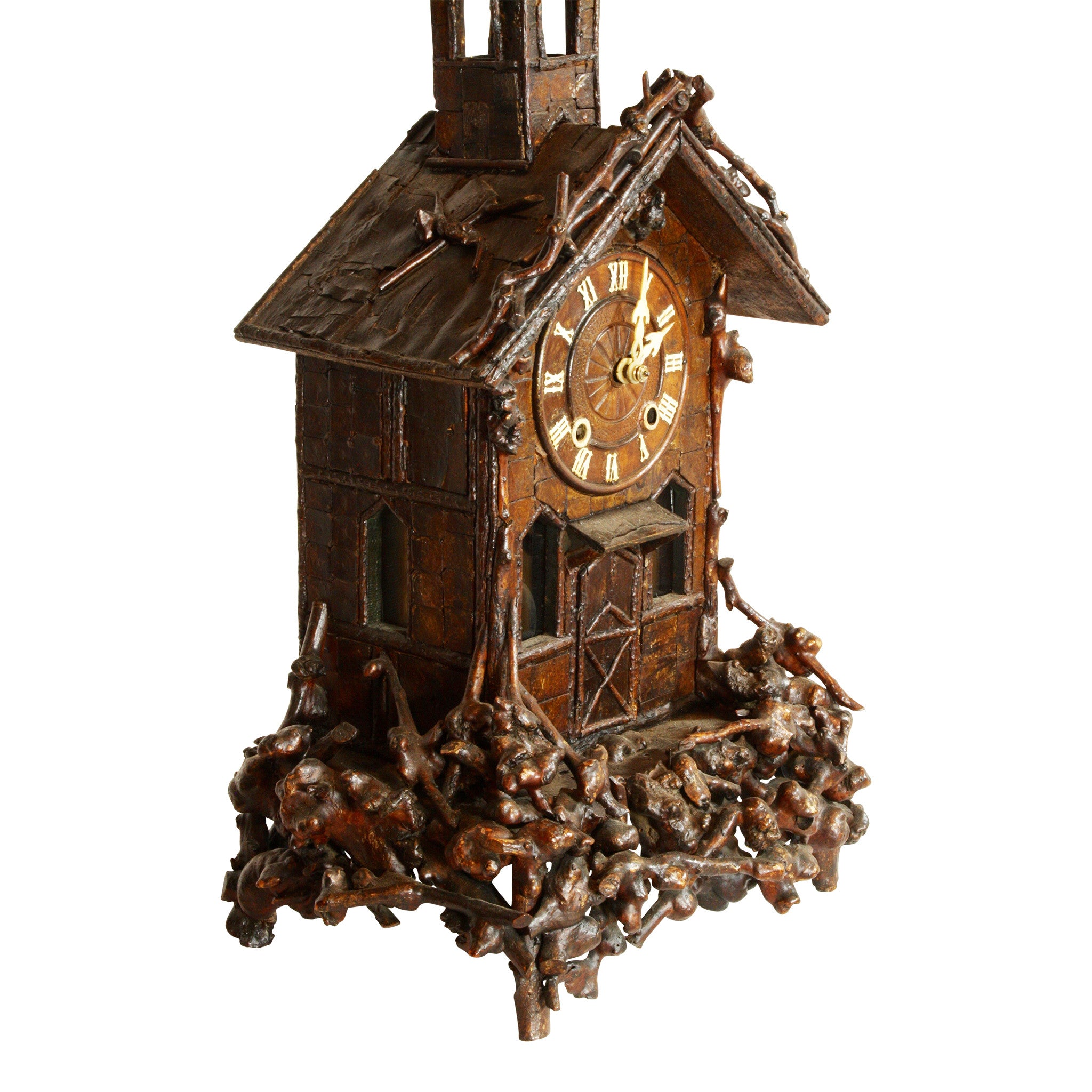 ski-country-antiques - German Church Mantle Clock