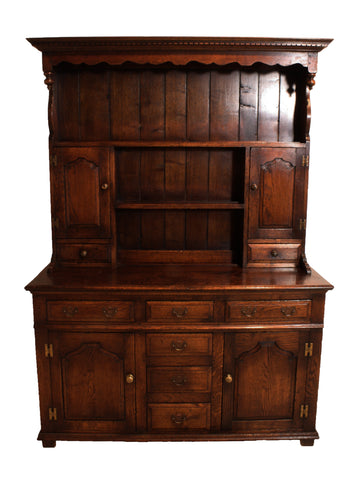 English Oak Plate Cupboard